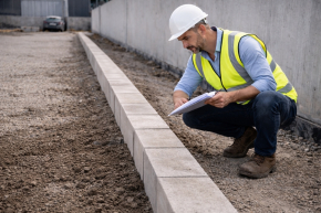 Útszegély (kiemelt szegélykő) készítés ára